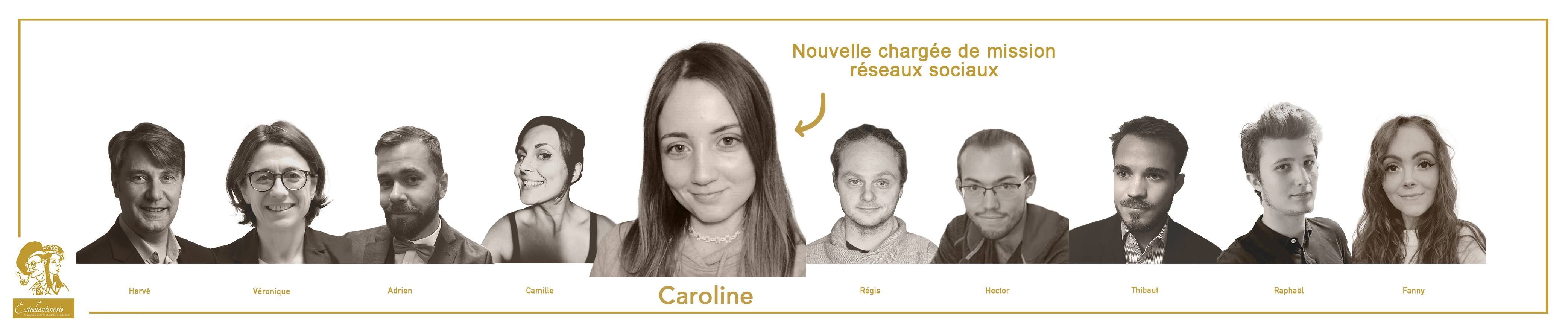 Caroline dans le bureau