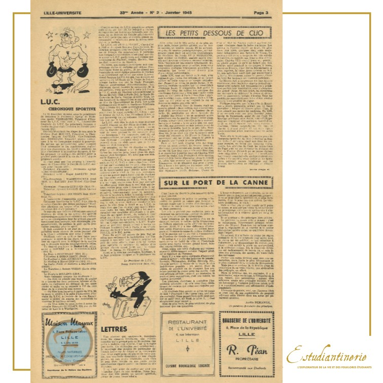 Vue d&#39;ensemble du journal page 3 - Sections d&#39;entraides sociales 2